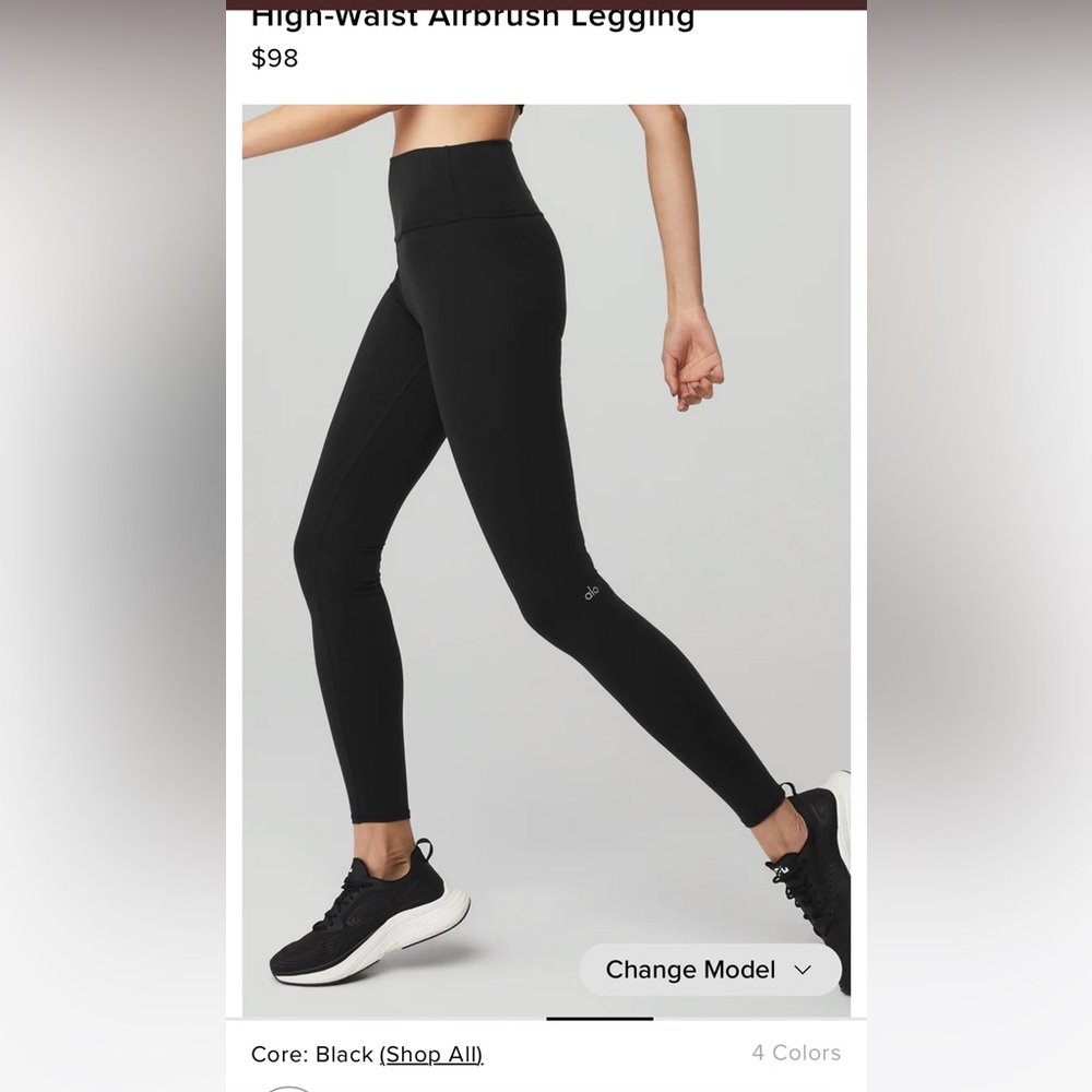 HIGH-WAIST AIRBRUSH LEGGING × 1
True Navy / XS
